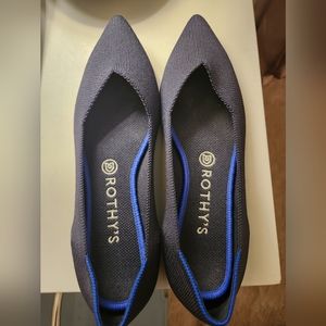 Rothy navy points, size 9.5